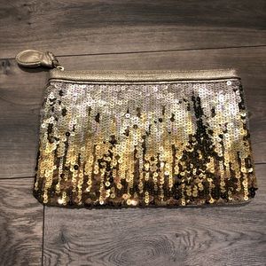 Gold Sequin Juicy Couture Clutch